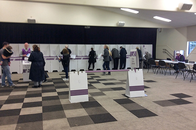 Polling place, Melbourne Suburbs, Vic, jjron, 02.07.2016