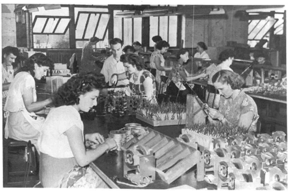 Post-war production line
