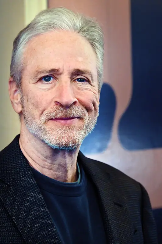 Jon Stewart at a Broadway opening night