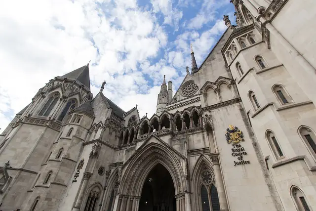 The Royal Courts of Justice in London
